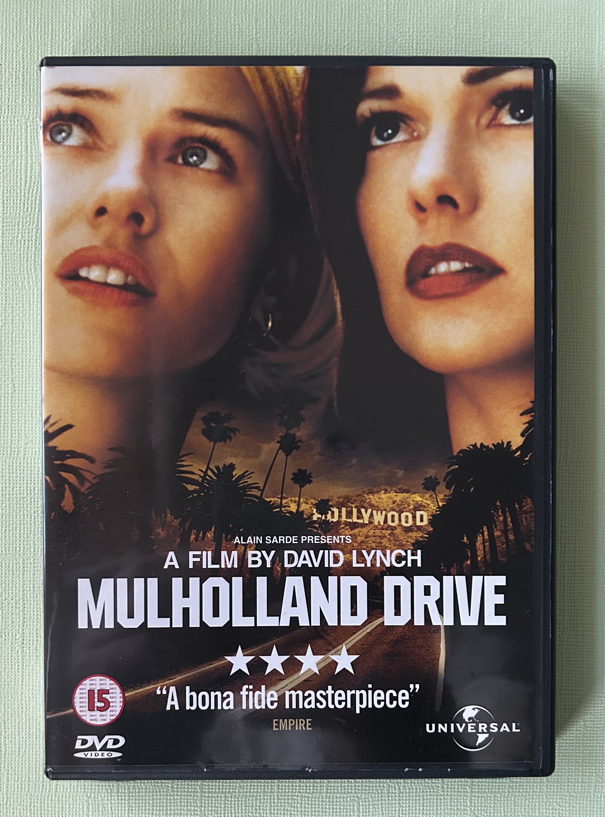 Mulholland Drive 2001 David Lynch DVD